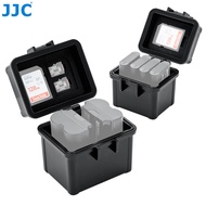 JJC Camera Battery Case Storage Holder Box with SD MicroSD Card Slot for NP-FW50 NP-FZ100 LP-E10 LP-E12 LP-E17 NP-W126 NP-W126S NP-W235 EN-EL19 EN-EL25 DB-110 DB-90 LI-90B LI-92B