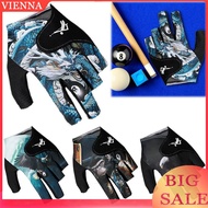 Left Hand Billiard Glove Breathable Snooker Cue Sport Glove Adjustable Pool Cue Glove for Men & Wome