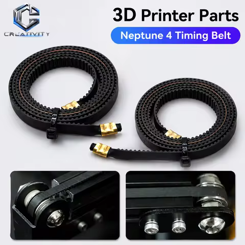 Neptune 4 Timing Belt For Neptune 3Plus/4 plus X-Axis Y Axis Belt Synchronous Rubber 3D Printer Acce