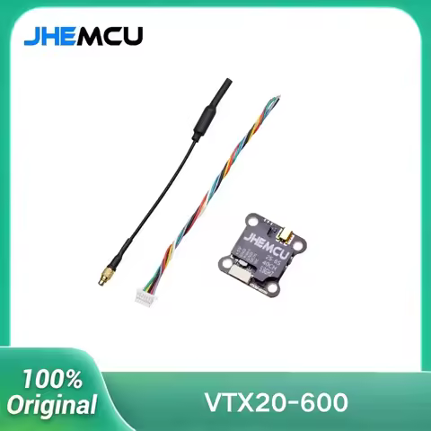 JHEMCU VTX20-600 5.8G 40CH FPV Transmitter PitMode 25mW 100mW 200mW 400mW 600mW 7-26V Adjustable VTX
