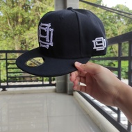 Dnine RESERVE LOGO "D9 BONE" BLACK Snapback Hat
