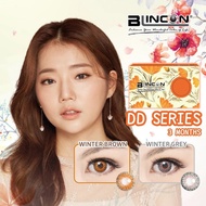 (2 PCS) Blincon DD 3 Months Lens Disposable  Cosmetic Color Contact Lenses Months Lens 3/3