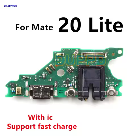 For Huawei Mate 20 Lite Dock Connector Micro USB Charger Charging Port Flex Cable Board With Microph