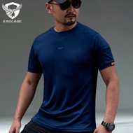 Eaglade Tactical T-Shirt Men In Blue Quick Dry Stretchable TFSJ-TX001