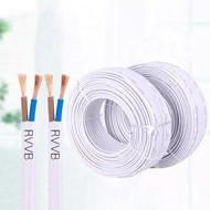 2-Core RVV RVVB Soft Wire Cable Copper Electrical Wire 1.5mm–6mm RVV Wire RVVB Wire