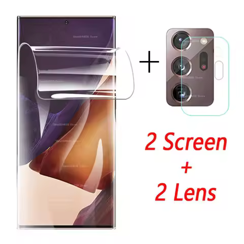 4 in 1 Screen Protector soft Hydrogel Film For Samsung Galaxy Note 20 Ultra Note20 Protective Film F