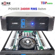 TDP SOUND A-ONE เพาเวอร์แอมป์ POWER 2400W RMS 8ohm เครื่องขยายเสียง 1200Wx2 รุ่นA-ONE IT1500