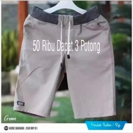 ( LAGI DISKON ) 55 RB DAPAT 4 CELANA PENDEK CHINOS DEWASA !!!CELANA PENDEK DISTRO COD DI RUMAH