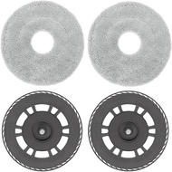 Replacement Mops with Mop Holder Compatible with Dreame L10S Pro Ultra Heat / L10S Ultra Gen 2 / L20