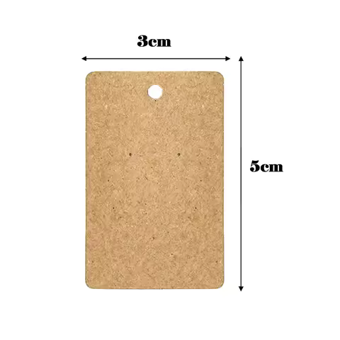 Kraft Paper Tags 100 PCS Kraft Paper Adorable Design Gift Tags Hang Tags Heavy Duty Price Tags Vinta