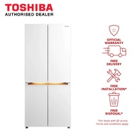Toshiba 524L Multi Door Fridge GR-RF694WI-PGX(67)