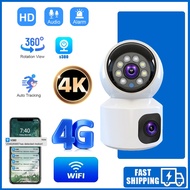 V380 cctv camera 4K 4G sim card ip camera wifi wireless 8Mp Home Auto Tracking Motion Detection IR Night Vision Baby