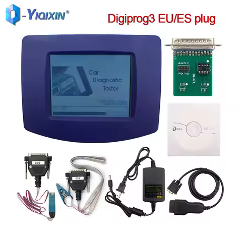 Digiprog 3 V4.94 OBD Programmer With OBD2 Cables Adapter FTDI Chip Read Erase EEPROM Revision Fault 