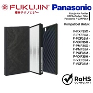 FUKUJIN HEPA Filter Deodorizer Carbon For Panasonic Air Purifier F-PXF35X F-PXF35A F-PXF35M F-VXF35R