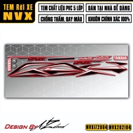 Decal Rời Xe NVX 2017 - 2021 Chất Liệu Chống Nước Bền Màu | NVX04 | Tem Dành Cho Mọi Xe Yamha NVX 12