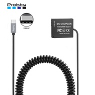 USB-C to DMW-DCC11 Dummy Battery For Panasonic Lumix GX7 GX85 GX9 TX1 TX2 GF3 GF5 GF6 ZS100 ZS200 TZ