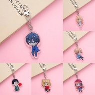 Anime keychain My Love Story with Yamada-kun At Lv999 Cartoon a01 Backpack bag decoration accessory
