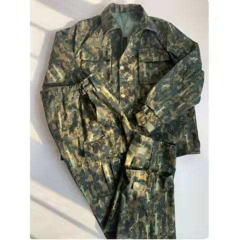 China PLA Experimental Type Springtime Electronic Camouflage Uniform Jacket Pants