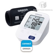 Máy đo huyết áp bắp tay Omron HEM-7156T công nghệ vòng bít xoay 360 độ và tích hợp Bluetooth