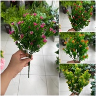 7-Branch Plastic Boot Leaf Decoration Newberry Home Crafts Garden Artificial Flowers Fake Leaves Sam