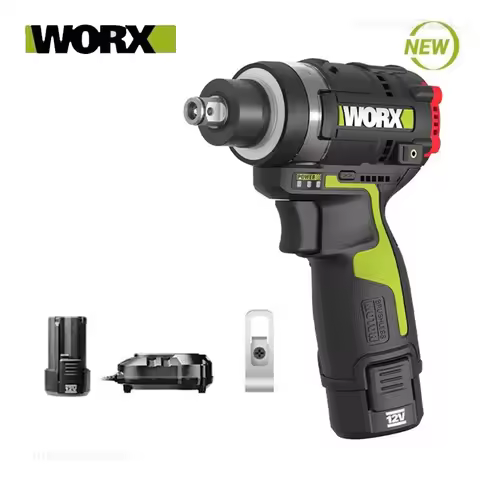 WORX WU132T Impact Wrench Screwdriver Brushless Electric Screwdriver Drill Metalworking Smart Cutch 