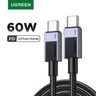 UGREEN USB Type C To USB C PD3.0 60W Quick Charge 4.0 Fast Charging Cable Compatible With Iphone 16 