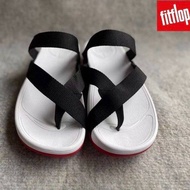 Fitflop ผู้ชาย สีขาว-ดำ-พื้นแดง ไซส์ 40-44 รองเท้าแตะเพื่อสุขภาพ แบรนด์ฟิบฟอบ