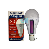LUMMENT GENIUS Lampu AC/DC LED 7W 10W 15W 20 Watt Bohlam Bulb Emergency Led Putih