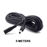 CCTV DC Extension Cable DC Extension Cable  5M 10M 2.1mm x 5.5mm Female to Male Extension Cable for 