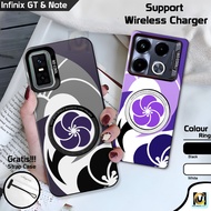 Latest So Cool Infinix GT 30 Pro Case 2025 Support Wireless Charger with Floral Motif | SoftCase HP 