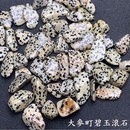 Dalmatian Jasper~Animal Healing Guardian Jasper (Dalmatian Jasper) Black Tourmaline Rolling Stone Sa