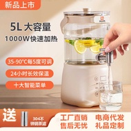 Mi Small Square Health Kettle All Glass Large Capacity Faucet Flower Teapot Kettle Split Electric Ke