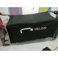 Screen-printed buffet tablecloth 180x60x75