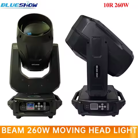 1-2pcs 260w 10r Sharpy 9r Beam 260W 10R Moving Head light with Flight Case Rainbow 8+16+24 Prism Bea