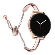 Replacement Rose Gold Metal Strap Band Compatible With Samsung Galaxy Watch 4 40/44mm, Watch 5 40/44