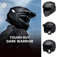 USA Original ILM Motorcycle Helmet Retro Detachable Full Face Helmet DOT ECE Certification Retro Men