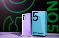 Handphone Oppo Reno 5 Ram 8/128Gb second masih mulus garansi resmi ORI Indonesia