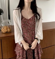 💐薄身蕾絲邊百搭長袖小外套春夏防曬冷氣小披肩冷衫速乾開衫 jacket kimono poncho sweater cardigan Hollister HCO A&F Abercrombie & F