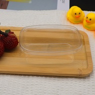 (50PCS)280ml/500ML Transparent Cake Box with Lid / Kotak Kek Tiramisu for Mousse Cake Cheese Cake Fr