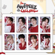 4-8pcs ATEEZ ANITEEZ GOLDEN HOUR : Part.3 Photocards Transparent Card THE WORLD FIN WILL Waterproof 