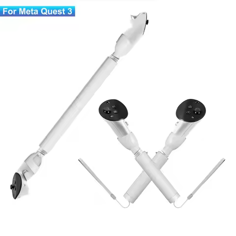 VR Controller Extension Grips Handle For Meta Quest 3 Playing Beat Saber Badminton Tennis Baseball G