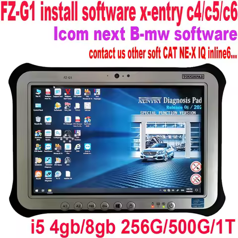 2023.09 car software pre-install i5 4g laptop fz-g1 tablet for OBD2 scanner MB star C4/C5/C6 Multipl