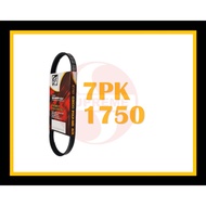S2U Gaido Fan Belt Nissan Navara NP300 D23T Air Cond Alternator Power Steering Belt 7PK1750 4PK820 T