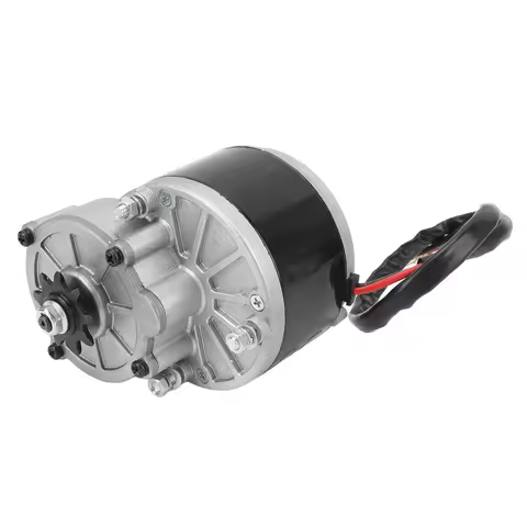 MY1016Z 24V 350W Gear Reduction Electric Motor Aluminum Copper 3000RPM DC Brushed Motor for Motorcyc