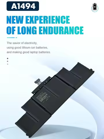 8440mAh A1494 laptop Battery For Apple Macbook Pro Late 2013/ Mid 2014 A1398 ME293 ME294 MGXA2 MGXC2