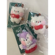 [MERCH] Line Friends Brown & Friends BT21 Truz Mini Minini Winter Keychain