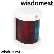 WISDOMEST Navigation Signal Light, Red Light Green Light LED Navigation Light, Marine Light 12V Boat