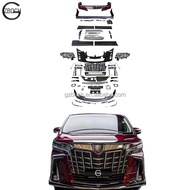 Wholesale bodykit For TOYOTA Alphard upgrade 2019+ SC bodykit Modellista kit headlights taillights T