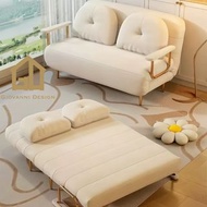 3176 Beige 摺叠梳化床 Sofa Bed Futon 沙發床 單人梳化 雙人梳化 單人位雙人位 小沙發 懶人沙發 摺床 折疊床 沙發床 🚚全港送貨上門  Free Shipping