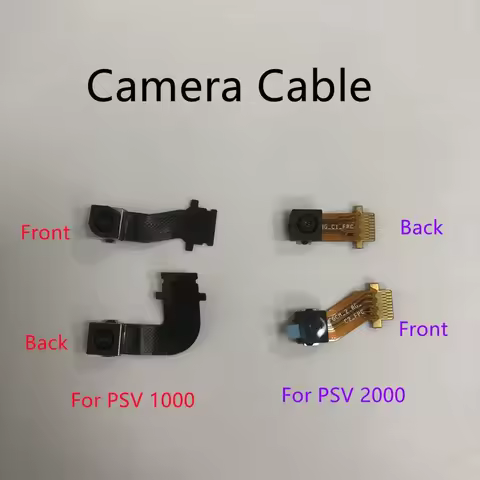 Replacement for PS Vita PSVita PSV1000 PSV 2000 Slim Game Console Front Back Rear Camera Flex Cable 